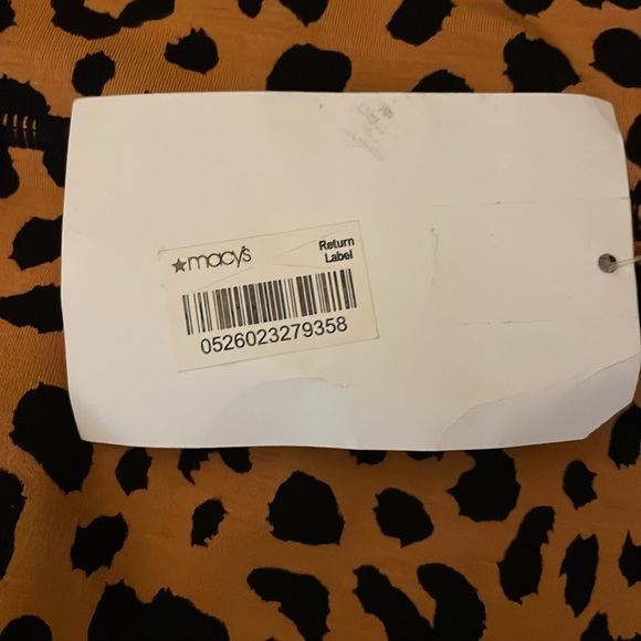 NWT FELINA Animal Print Leggings - Black & Brown. Size Medium - Picture 5 of 6